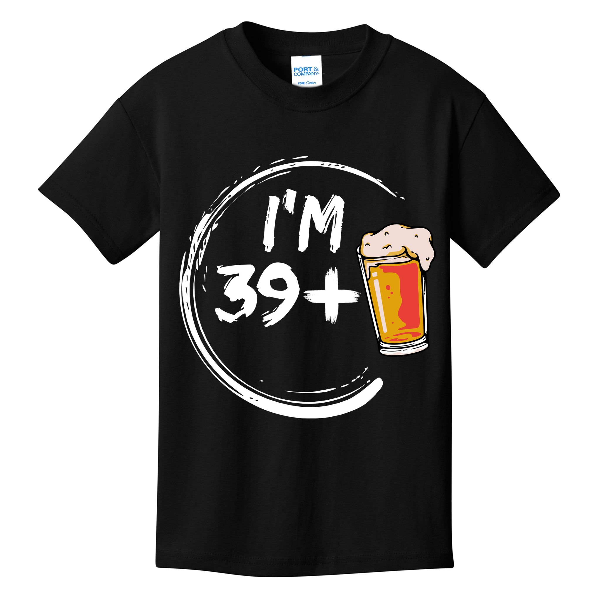 Retro 40th Birthday Beer Lover Kids T-Shirt