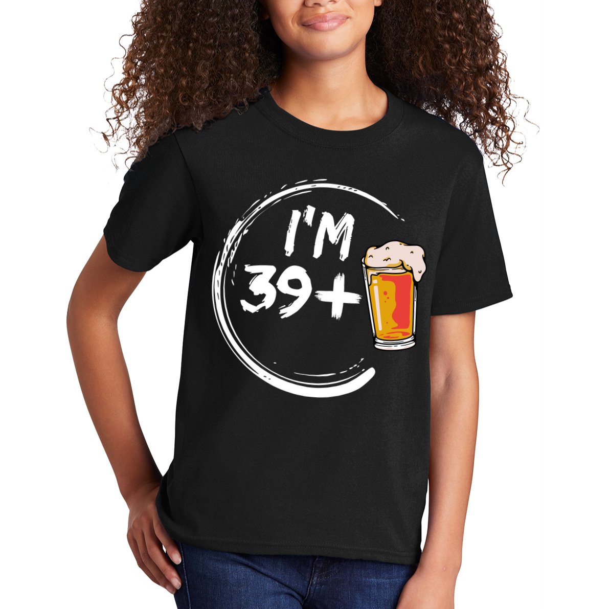 Retro 40th Birthday Beer Lover Kids T-Shirt