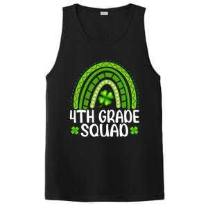 Rainbow 4th Grade Squad Teacher St Patrick's Day Gift PosiCharge Competitor Tank