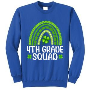 Rainbow 4th Grade Squad Teacher St Patrick's Day Gift Sweatshirt