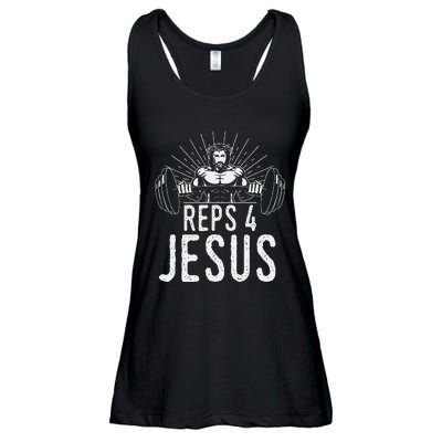 Reps 4 Jesus Gym Weightlifting Ladies Essential Flowy Tank