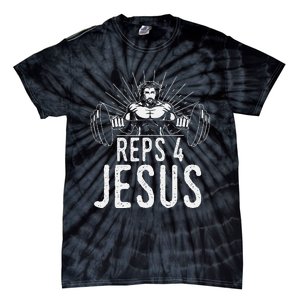 Reps 4 Jesus Gym Weightlifting Tie-Dye T-Shirt