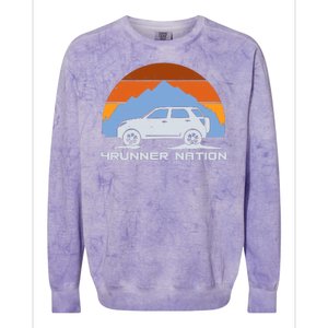 Retro 4Runner Nation Colorblast Crewneck Sweatshirt