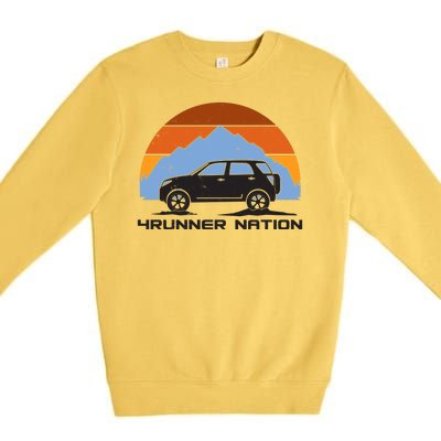 Retro 4Runner Nation Premium Crewneck Sweatshirt