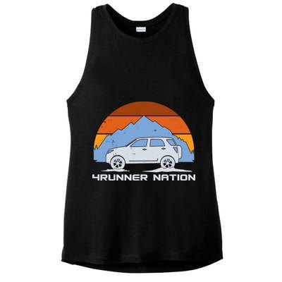 Retro 4Runner Nation Ladies PosiCharge Tri-Blend Wicking Tank