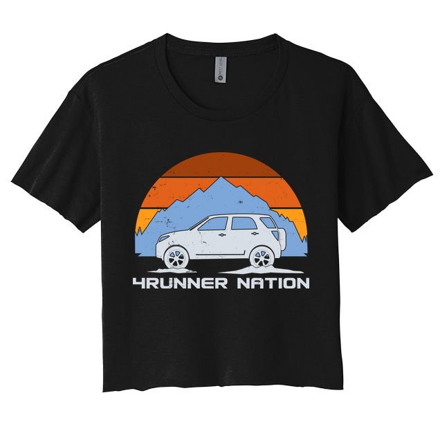 Retro 4Runner Nation Crop Top