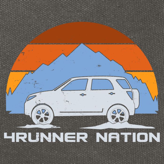 Retro 4Runner Nation Cotton Canvas Backpack