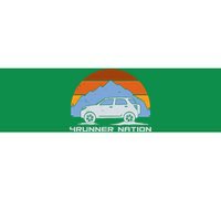 Retro 4Runner Nation Bumper Sticker