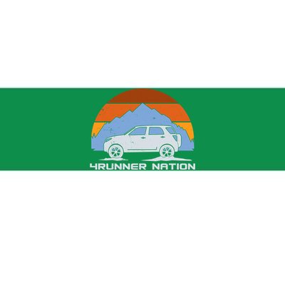 Retro 4Runner Nation Bumper Sticker