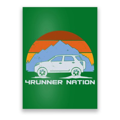 Retro 4Runner Nation Poster