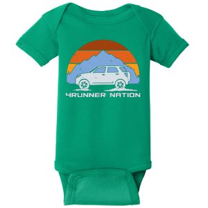 Retro 4Runner Nation Baby Bodysuit