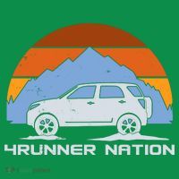 Retro 4Runner Nation Baby Bodysuit