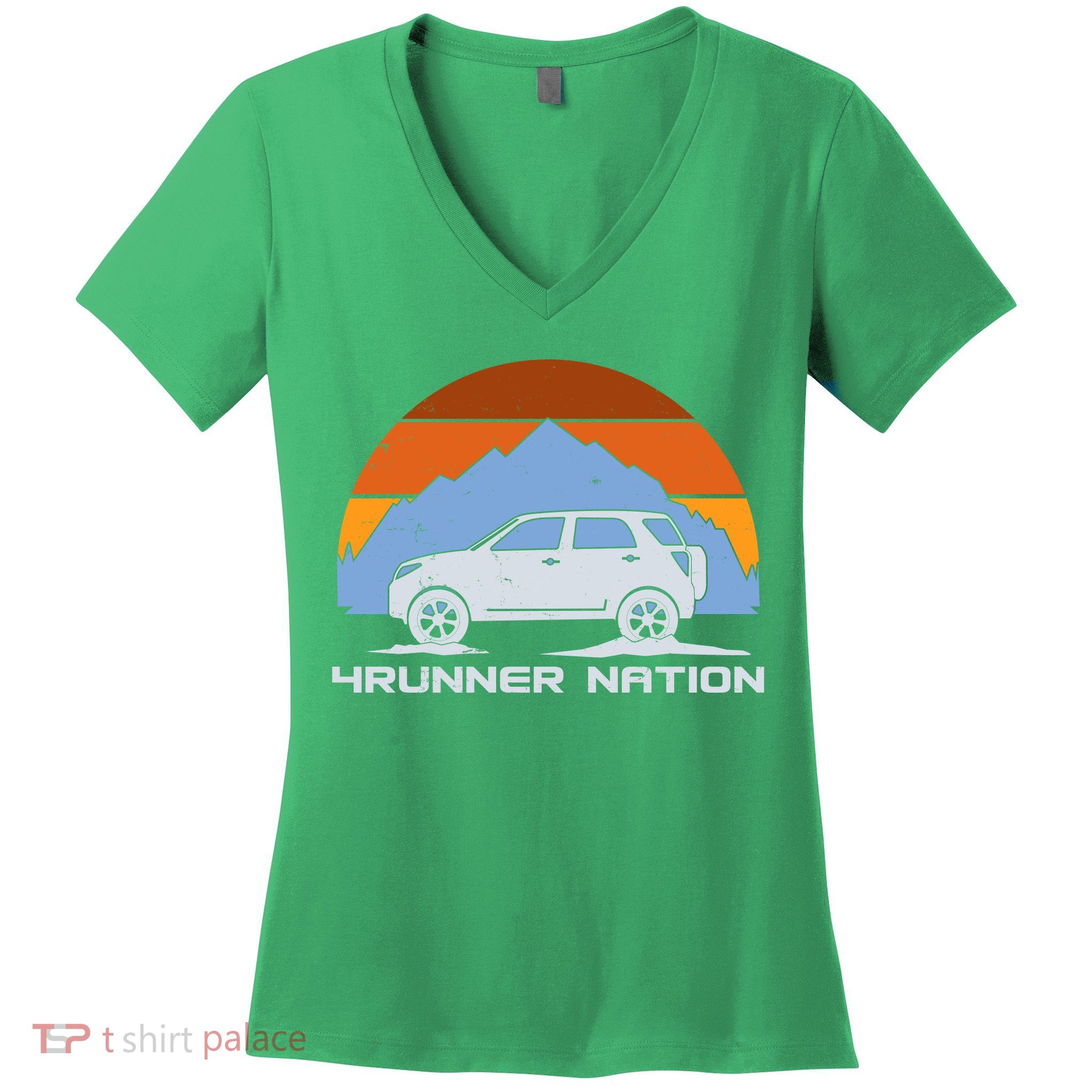 Retro 4Runner Nation Women's V-Neck T-Shirt