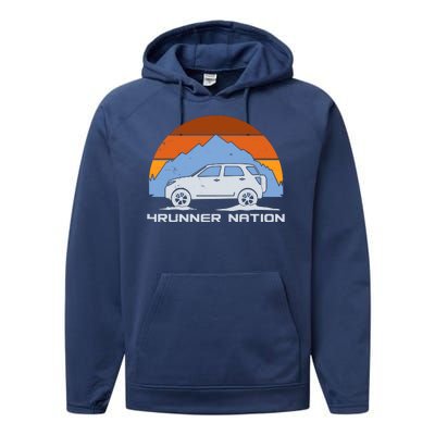 Retro 4Runner Nation Performance Fleece Hoodie