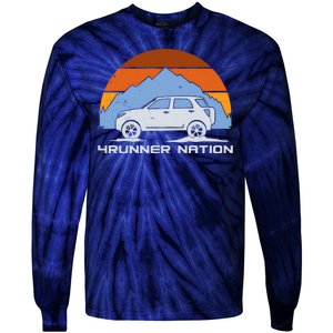 Retro 4Runner Nation Tie-Dye Long Sleeve Shirt