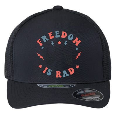 Radiology 4th Of July Freedom Is Rad Flexfit Unipanel Trucker Cap