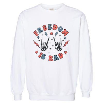 Radiology 4th Of July Freedom Is Rad Garment-Dyed Sweatshirt