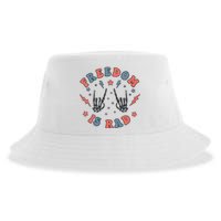 Radiology 4th Of July Freedom Is Rad Sustainable Bucket Hat