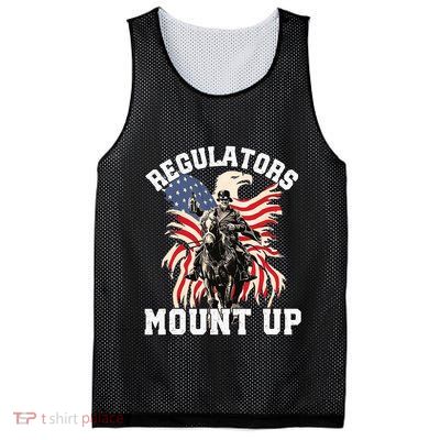Regulators 4th Of July Independence Day Eagle Mesh Reversible Basketball Jersey Tank