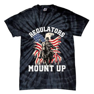 Regulators 4th Of July Independence Day Eagle Tie-Dye T-Shirt