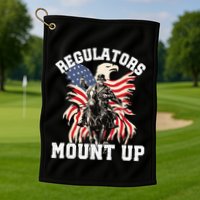 Regulators 4th Of July Independence Day Eagle Golf Towel