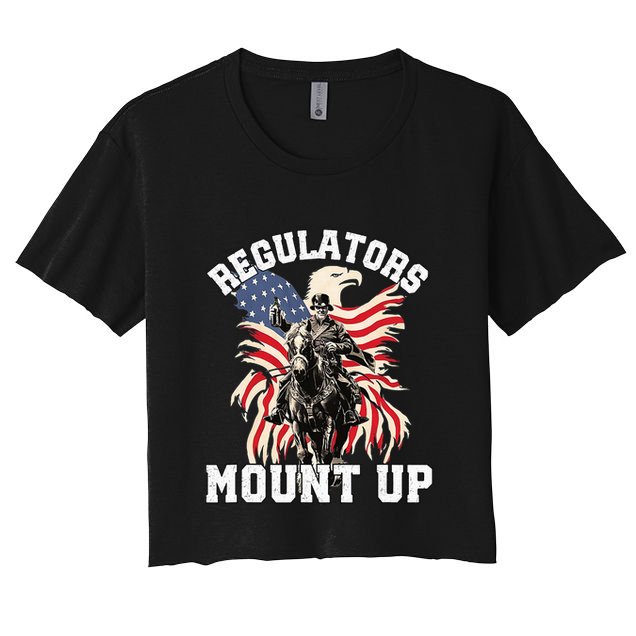 Regulators 4th Of July Independence Day Eagle Crop Top
