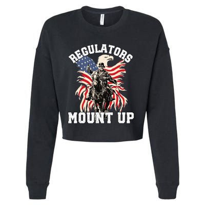 Regulators 4th Of July Independence Day Eagle Cropped Pullover Crew