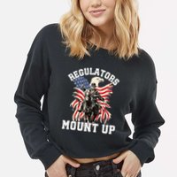 Regulators 4th Of July Independence Day Eagle Cropped Pullover Crew