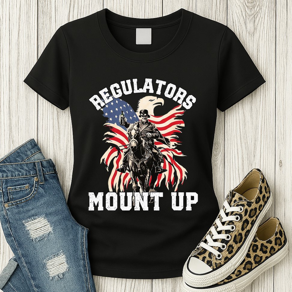 Regulators 4th Of July Independence Day Eagle Womens T-Shirt