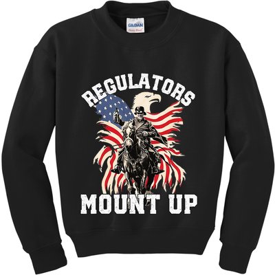 Regulators 4th Of July Independence Day Eagle Kids Sweatshirt