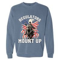 Regulators 4th Of July Independence Day Eagle Garment-Dyed Sweatshirt