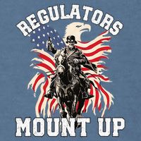 Regulators 4th Of July Independence Day Eagle Garment-Dyed Sweatshirt