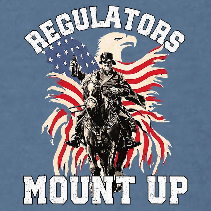 Regulators 4th Of July Independence Day Eagle Garment-Dyed Sweatshirt