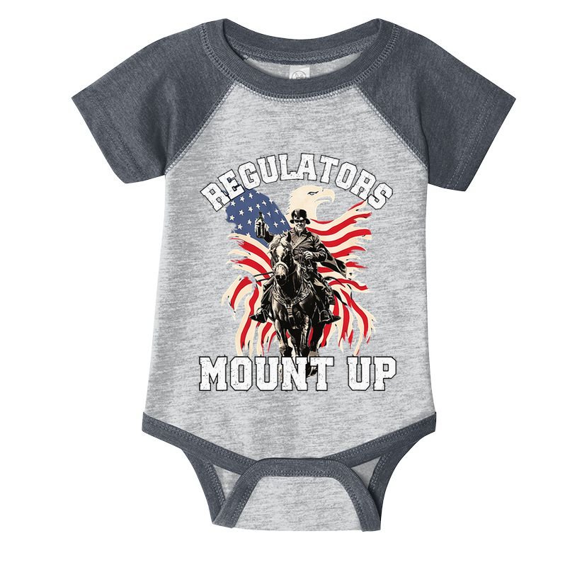 Regulators 4th Of July Independence Day Eagle Infant Baby Jersey Bodysuit