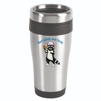 Raccoon 4th Of July Patriotic Funny Cute Red White And Feral 16oz Travel Tumbler