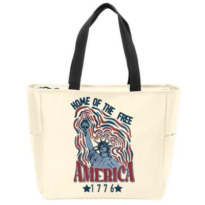 Retro 4th Of July Zip Tote Bag