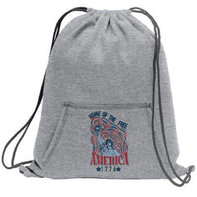 Retro 4th Of July Sweatshirt Cinch Pack Bag