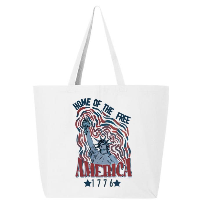 Retro 4th Of July 25L Jumbo Tote