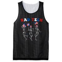 Radiology 4th Of July Rad Tech Xray Tech Skeleton Patriotic Mesh Reversible Basketball Jersey Tank