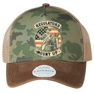 Regulators 4th Of July Independence Day Regulators Mount Up Legacy Tie Dye Trucker Hat