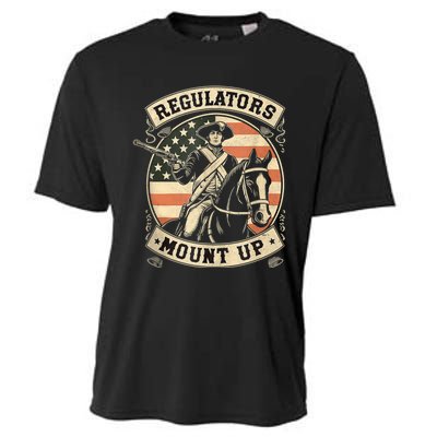 Regulators 4th Of July Independence Day Regulators Mount Up Cooling Performance Crew T-Shirt