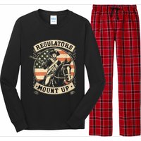 Regulators 4th Of July Independence Day Regulators Mount Up Long Sleeve Pajama Set