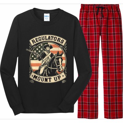 Regulators 4th Of July Independence Day Regulators Mount Up Long Sleeve Pajama Set