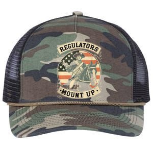 Regulators 4th Of July Independence Day Regulators Mount Up Retro Rope Trucker Hat Cap