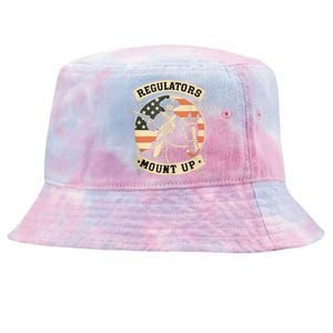 Regulators 4th Of July Independence Day Regulators Mount Up Tie-Dyed Bucket Hat