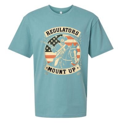 Regulators 4th Of July Independence Day Regulators Mount Up Sueded Cloud Jersey T-Shirt