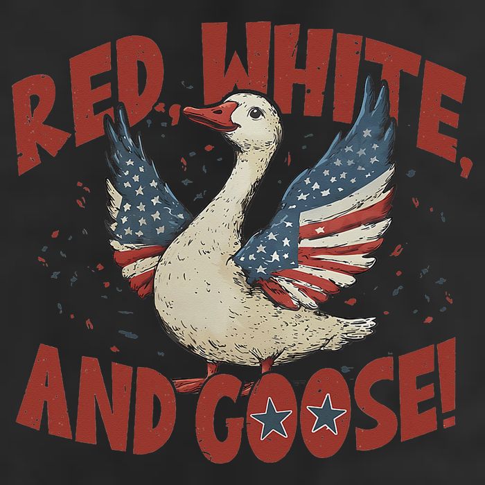 Retro 4th Of July Goose America Coquette Memorial Day Gifts Beanie