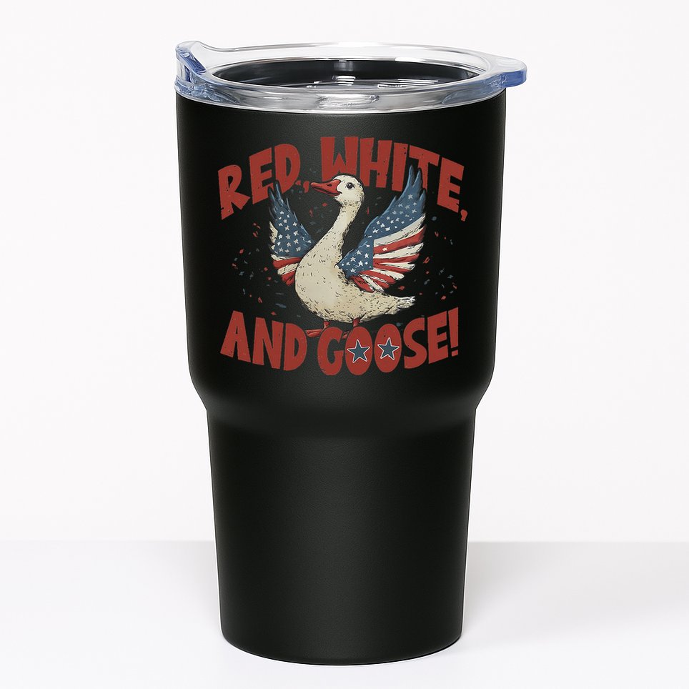 Retro 4th Of July Goose America Coquette Memorial Day Gifts Tumbler