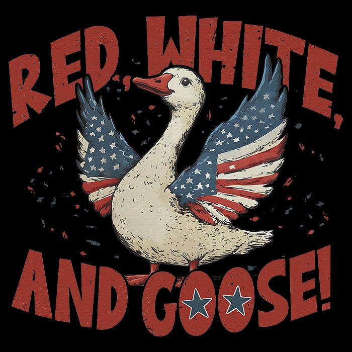 Retro 4th Of July Goose America Coquette Memorial Day Gifts Premium T-Shirt