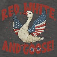 Retro 4th Of July Goose America Coquette Memorial Day Gifts Vector Backpack